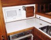 Com-Pac 35 galley with microwave - Photo of Com-Pac 35 sail boat