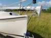 Stainless Bow Sprit and Roller - Photo of Com-Pac Legacy sail boat