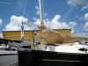 New mod to mastraising system - Photo of Com-Pac Sunday Cat sail boat